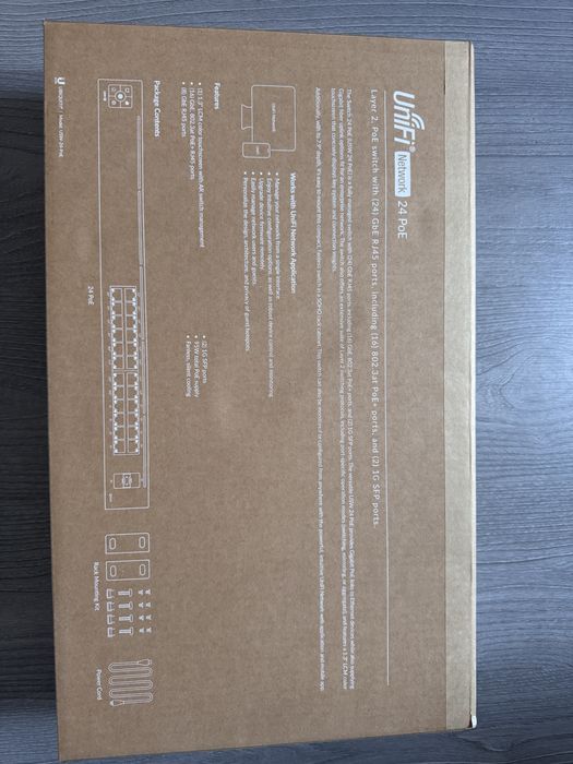 Vand/Schimb Switch UBIQUITI Unifi Gigabit USW-24-POE NOU SIGILAT