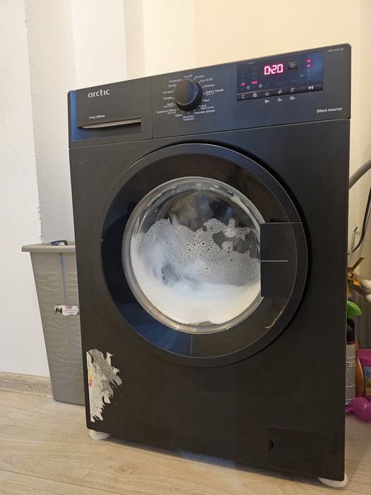 Masina de spalat rufe Arctic AB91223XLAB, 9 kg, 1200 RPM, Aqua Surf, M