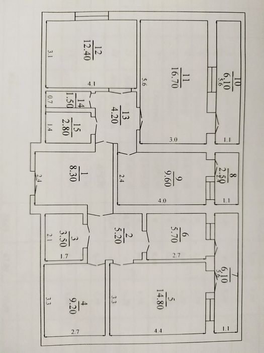 Катта квартира сотилади