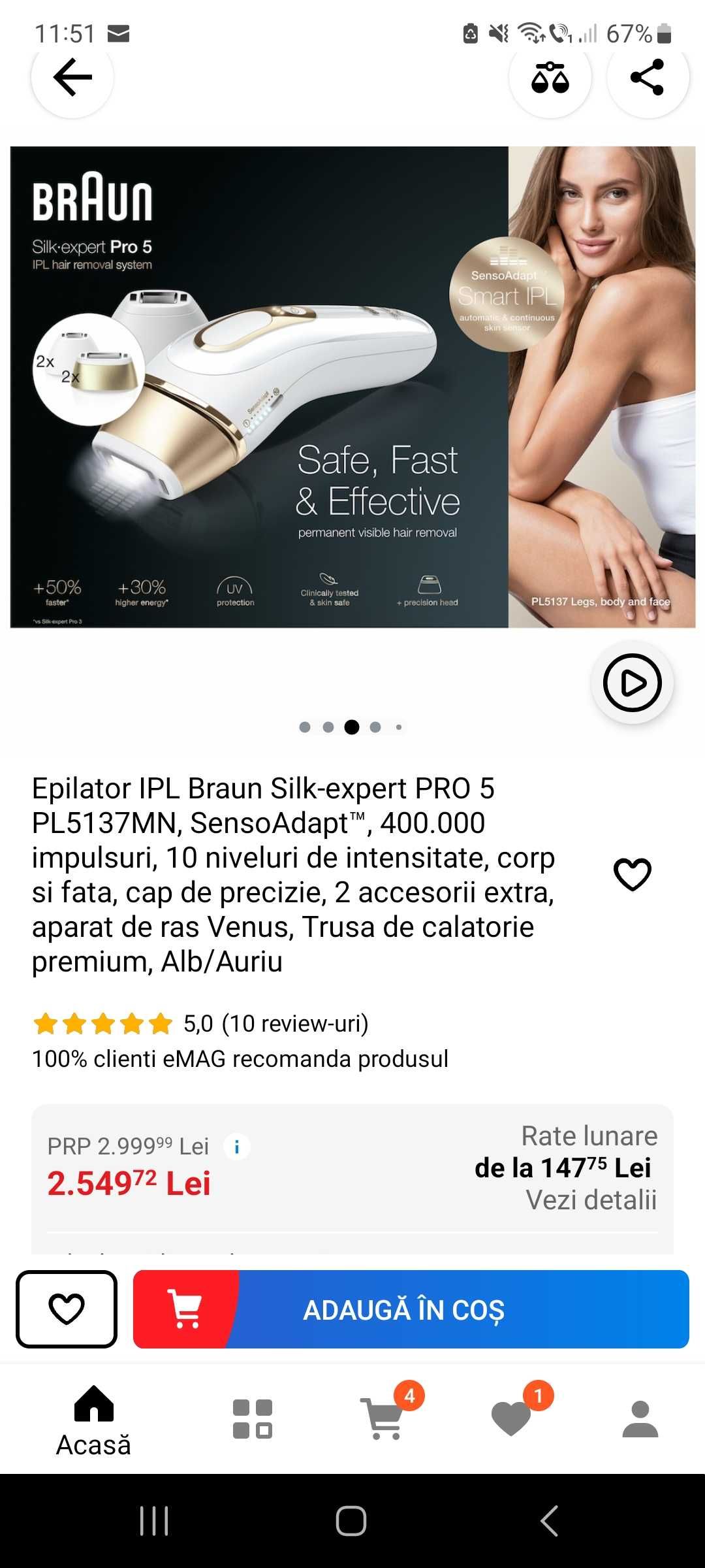 Epilator Braun silk-expert pro 5 PL5137