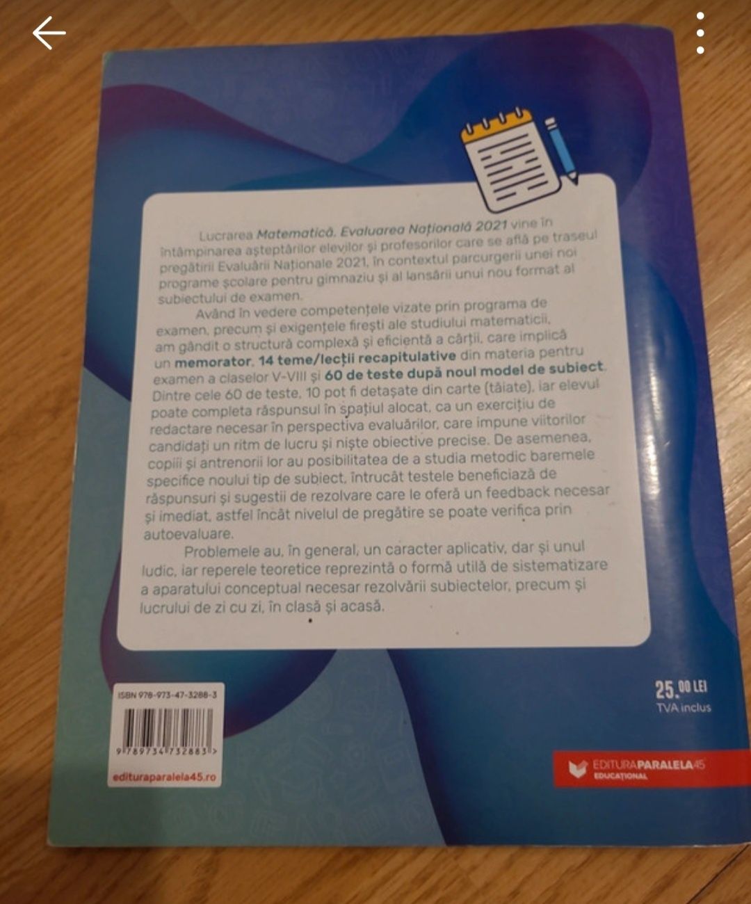 Culegere evaluare nationala matematica clasa 8