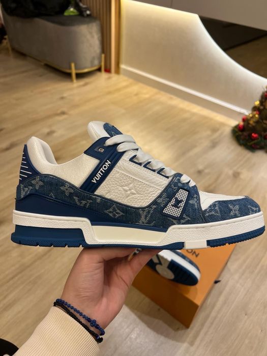 Louis Vuitton Trainer Denim  43