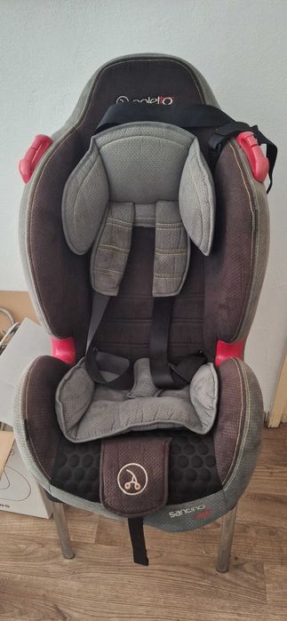 Scaun auto SANTINO cu ISOFIX Gri Coletto