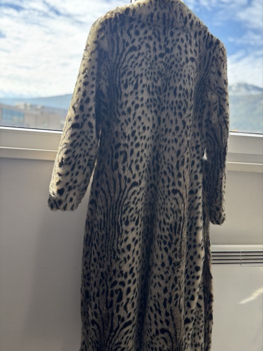 Палто -Mango-еко косъм