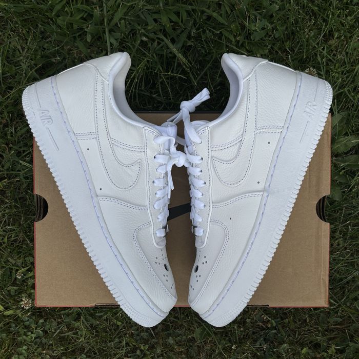 Nike Air Force 1 Low Triple White “Jason Voorhees”