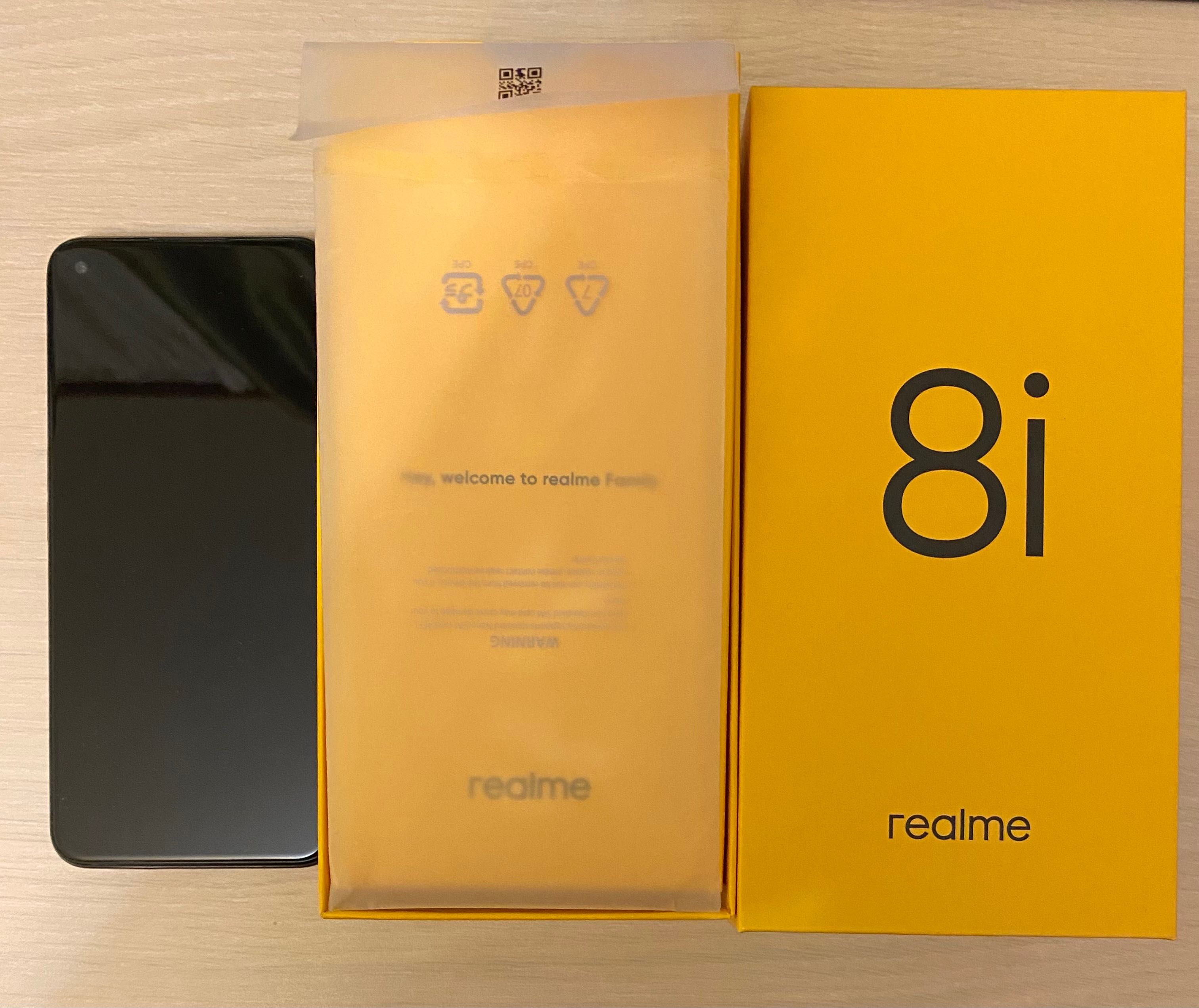 Realme 8i, Dual SIM, 4GB RAM, 128GB, 4G, negru