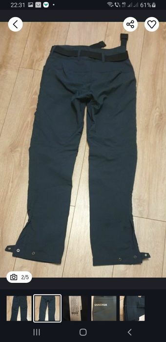 Pantaloni dama ptr. drumetie Quechua