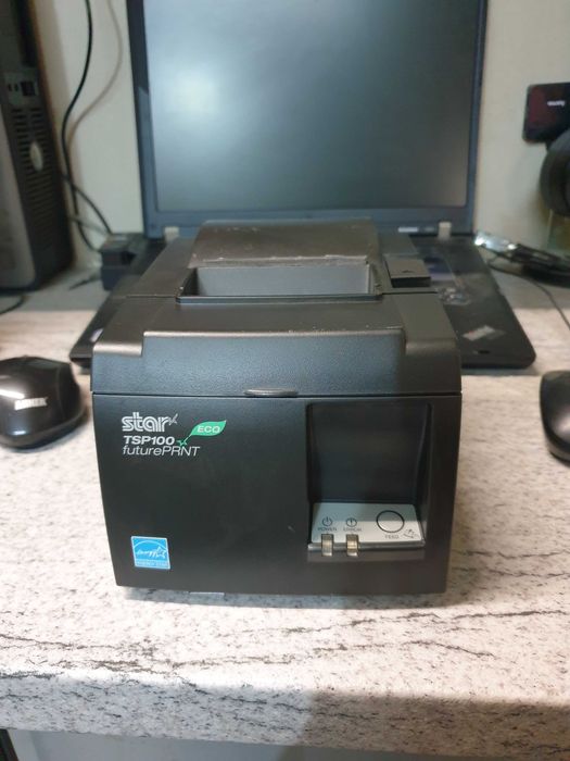 Термичен принтер STAR TSP100II, ECO LAN, черен
