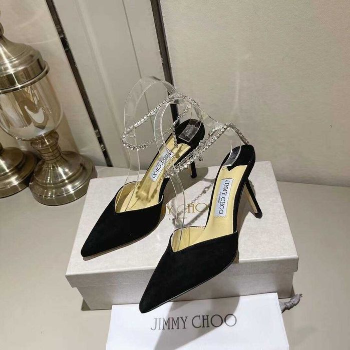 Jimmy Choo Saeda 85 pumps - 85 mm/piele naturala/impecabil/fullpack
