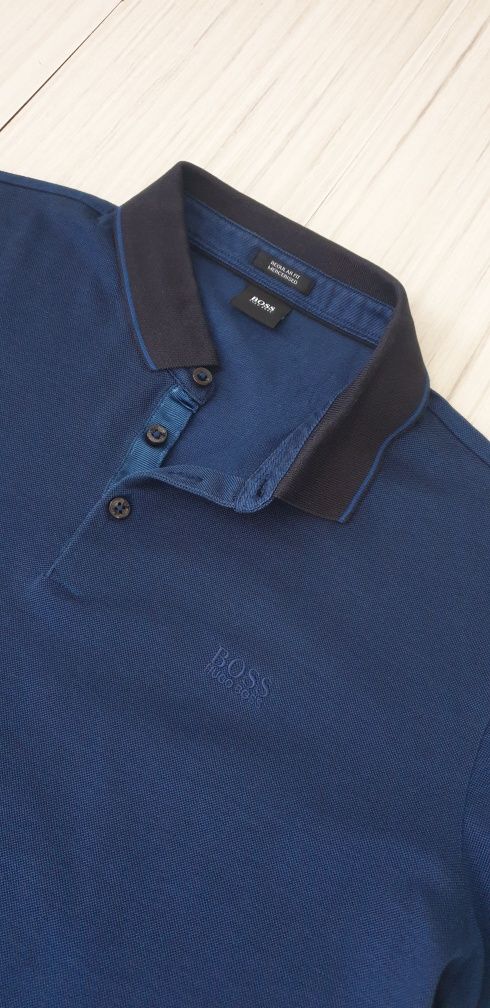 Hugo Boss Prout 01 Pique  Mercerised  XL НОВО! ОРИГИНАЛ! Мъжка Тениска