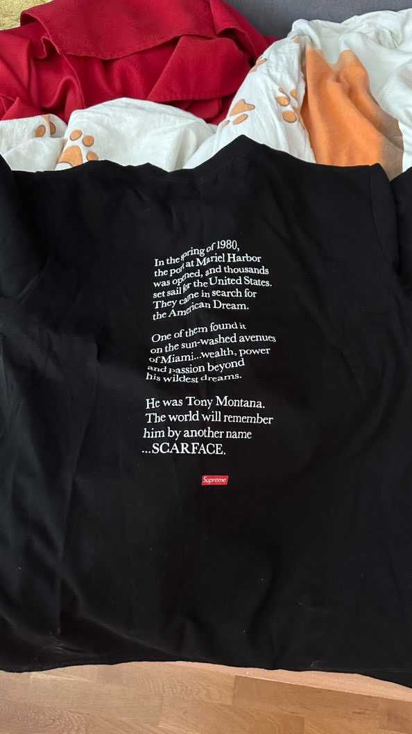 Supreme Scarface Split Tee (S)