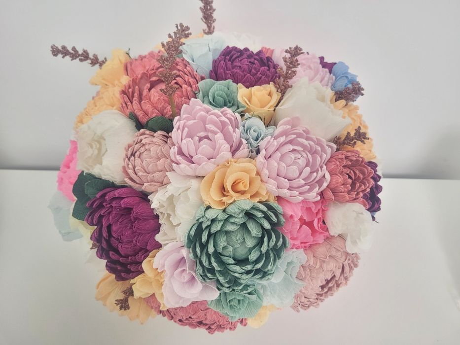Buchete flori hartie creponata floristica/ aranjamente