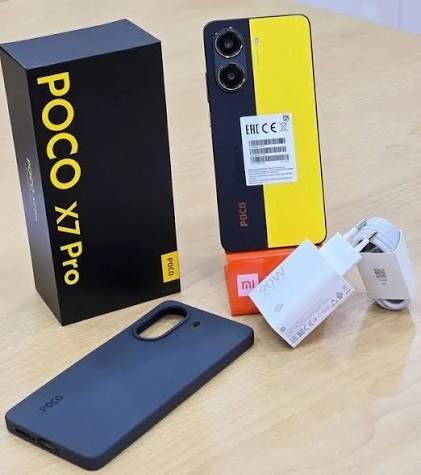 Poco X7 pro 5G версия вышел 2025г мощный аккумулятор игровой Процессор