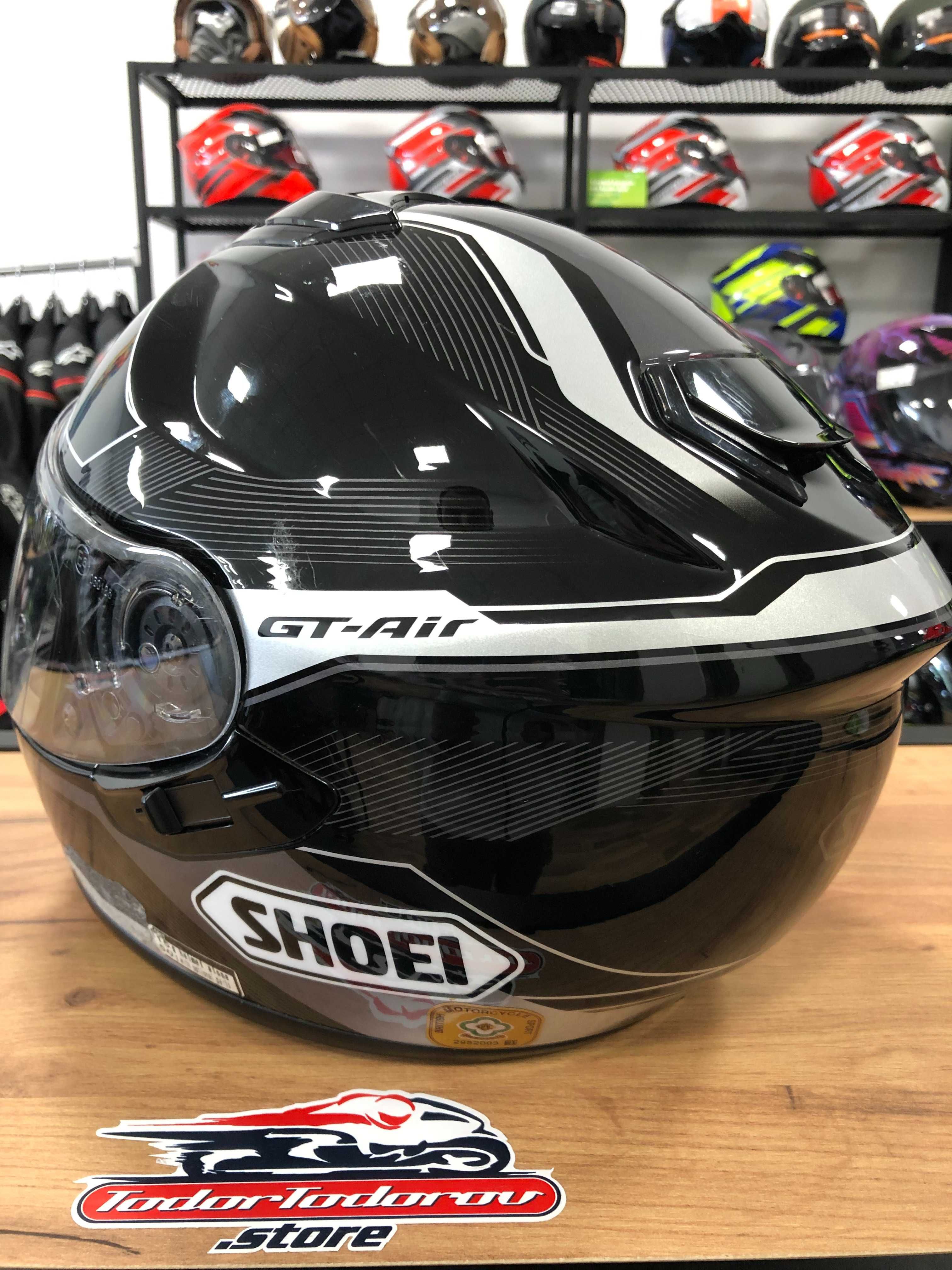 Мото каска SHOEI GT-AIR ,размер S 55-56см. вградени очила,висок клас!