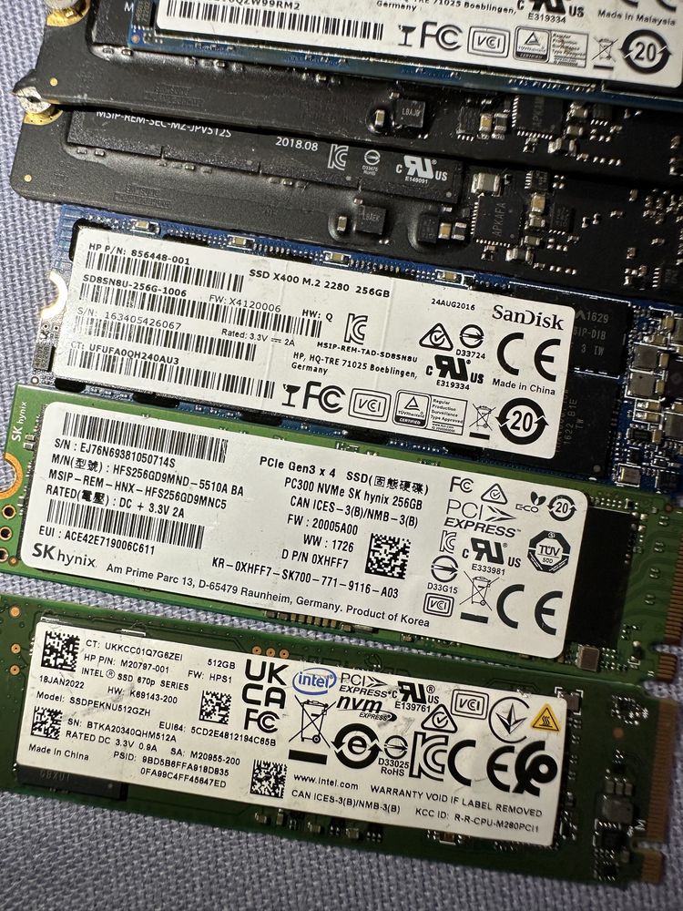 SSD laptop (16gb/32gb/128gb/256gb/512gb)