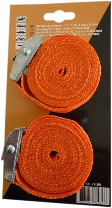 Chinga ancorare marfa BestAutoVest 2.5mm, latime 25mm, capacitate 200kg, set 2 buc.