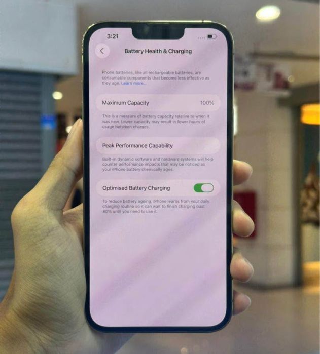 iPhone 13 PRO de 256 GB cu 100% Bateria