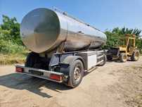 Remorcă Cisternă inox 16400l Cisternă apă bazin apă