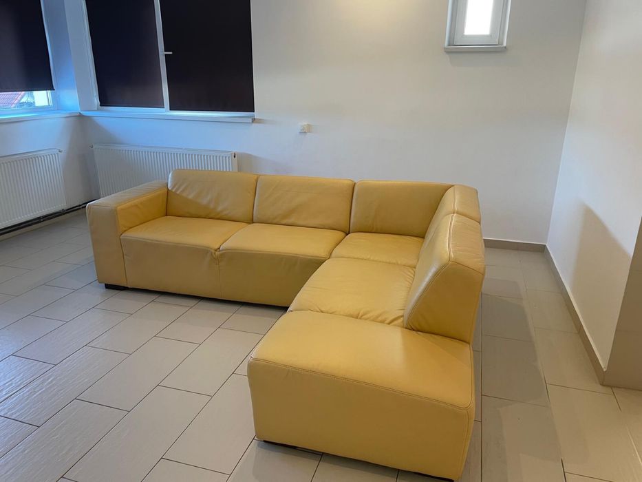 Coltar modular din piele naturala