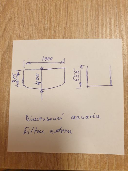 Acvariu capacitate 190 l