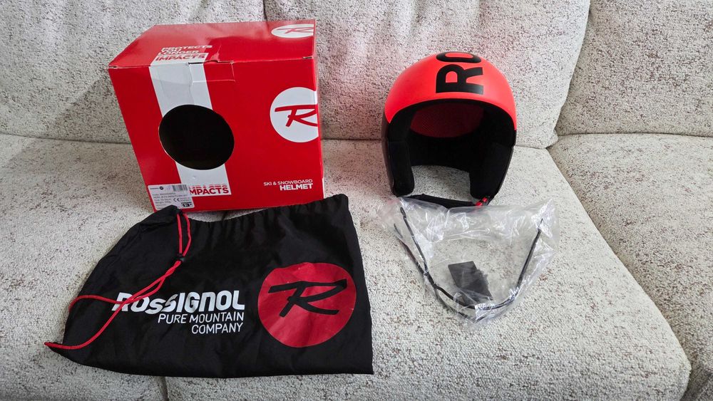 Детско скиорско яке с панталон и каска Rossignonl