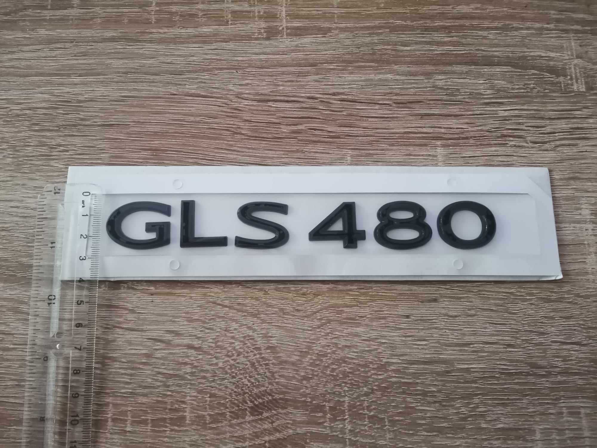 черен надпис нов стил Mercedes Benz GLS 480