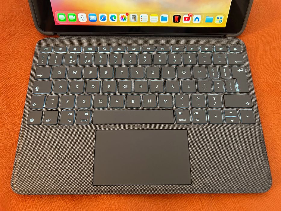 Husa Logitech Combo Touch - iPad 7,8,9, Grafit