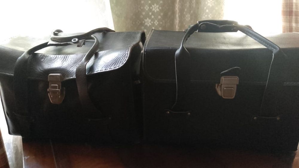 Кофр из кожи натуральной