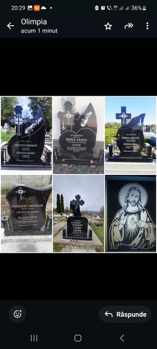 Monumente funerare, cruci