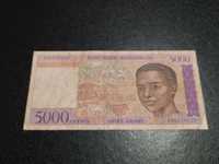 Bancnota 5000 FRANCS FRANCI Madagascar