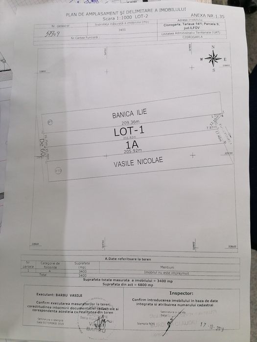 37620 euro puțin  negociabil sau închir8iere 1 leu mp. sau închiriere1