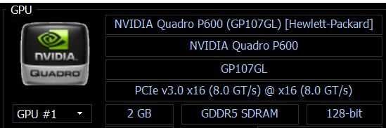 Nvidia Quadro P600 2gb Low profile + 1х miniDP-HDMI преходник
