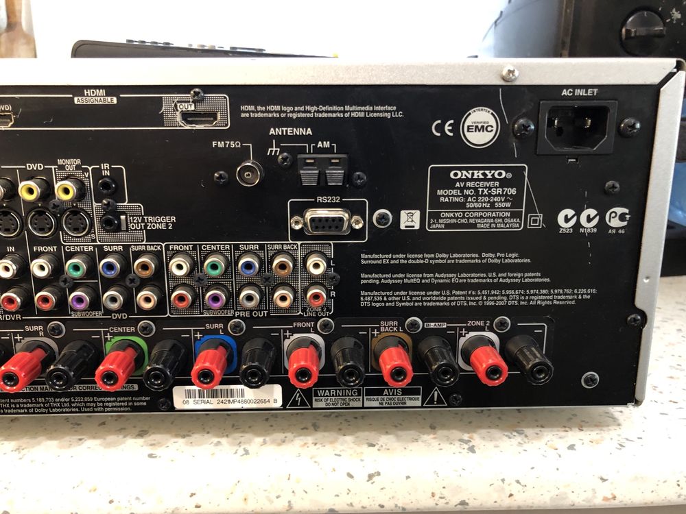 Onkyo TX-SR706 resiver