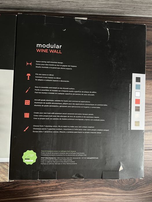 Стойка за вино / STACT modular wine wall