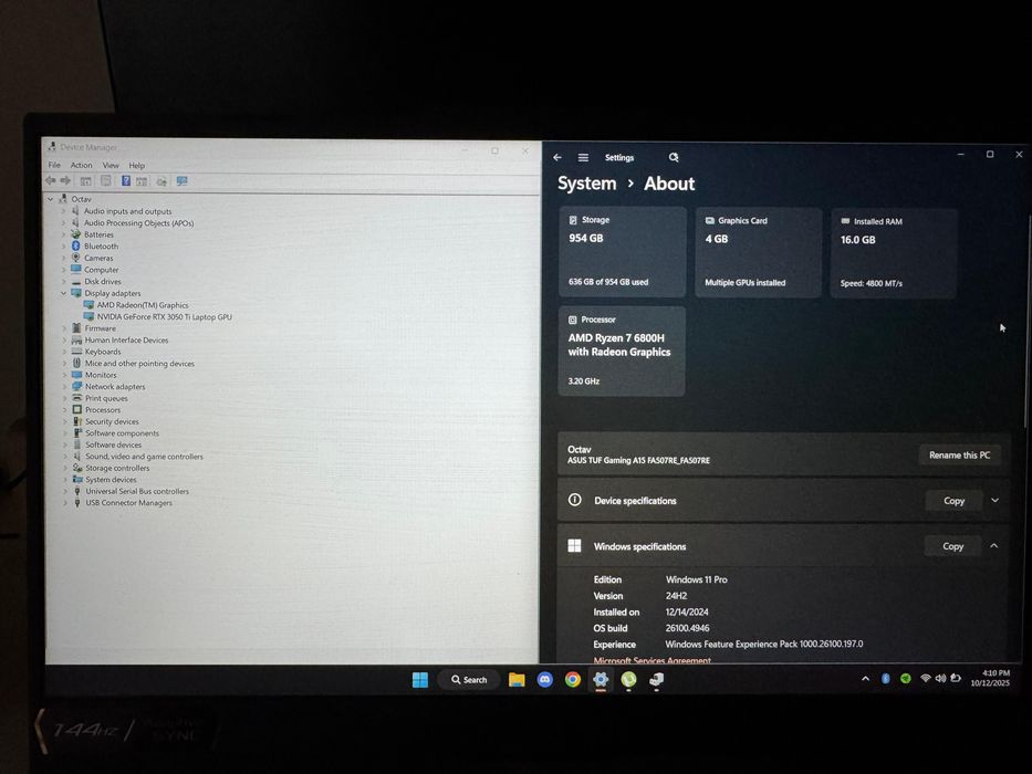 Laptop Asus TUF A15