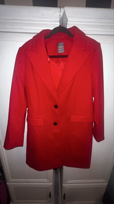 Palton haina Primark nou rosu