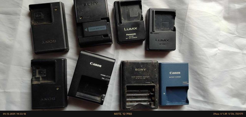 аккумуляторы и зарядные устройства для фотоаппаратов