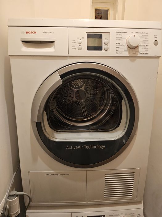 Uscator de rufe Bosch EcoLogixx 7 condensare si pompa de caldura