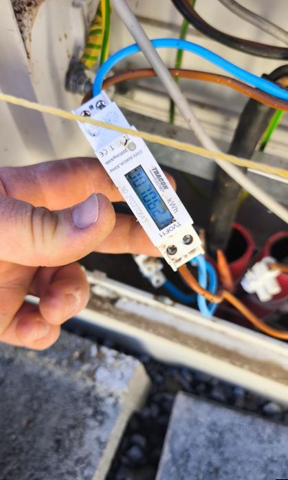 Contor electric monofazic Tracon TVO-F1 - 40A, funcțional, ieftin