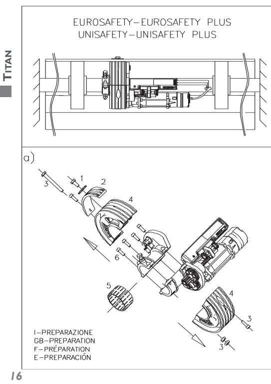 Motor rulou usa garaj - ACM CENTRAL MOTOR TITAN 200BM E