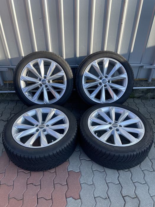 Jante de aluminiu originale Audi R20 cu cauciucuri de iarna