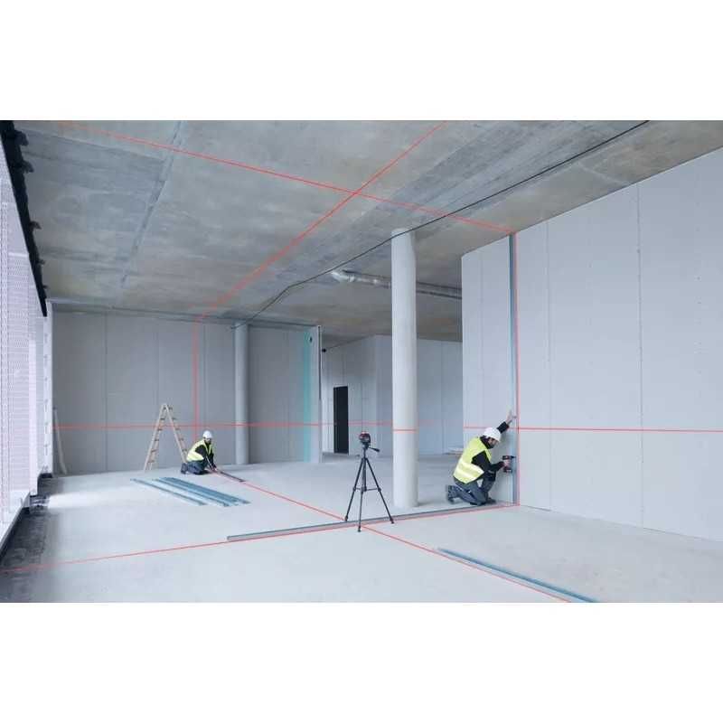 Линеен лазерен нивелир BOSCH GLL 3-80, червен лъч