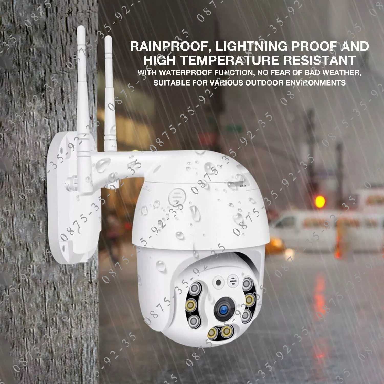 5MP WiFi камера. Куполна PTZ CAMERA 5G + 2.4G Wi-Fi Външна въртяща 5МП
