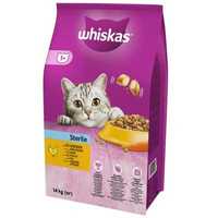 WHISKAS Hrană pentru pisici Sterile cu pui 14kg.Gama completa Whiskas