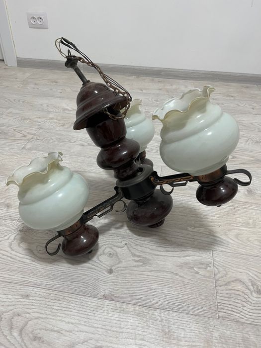 Люстра советская 3х рожковая