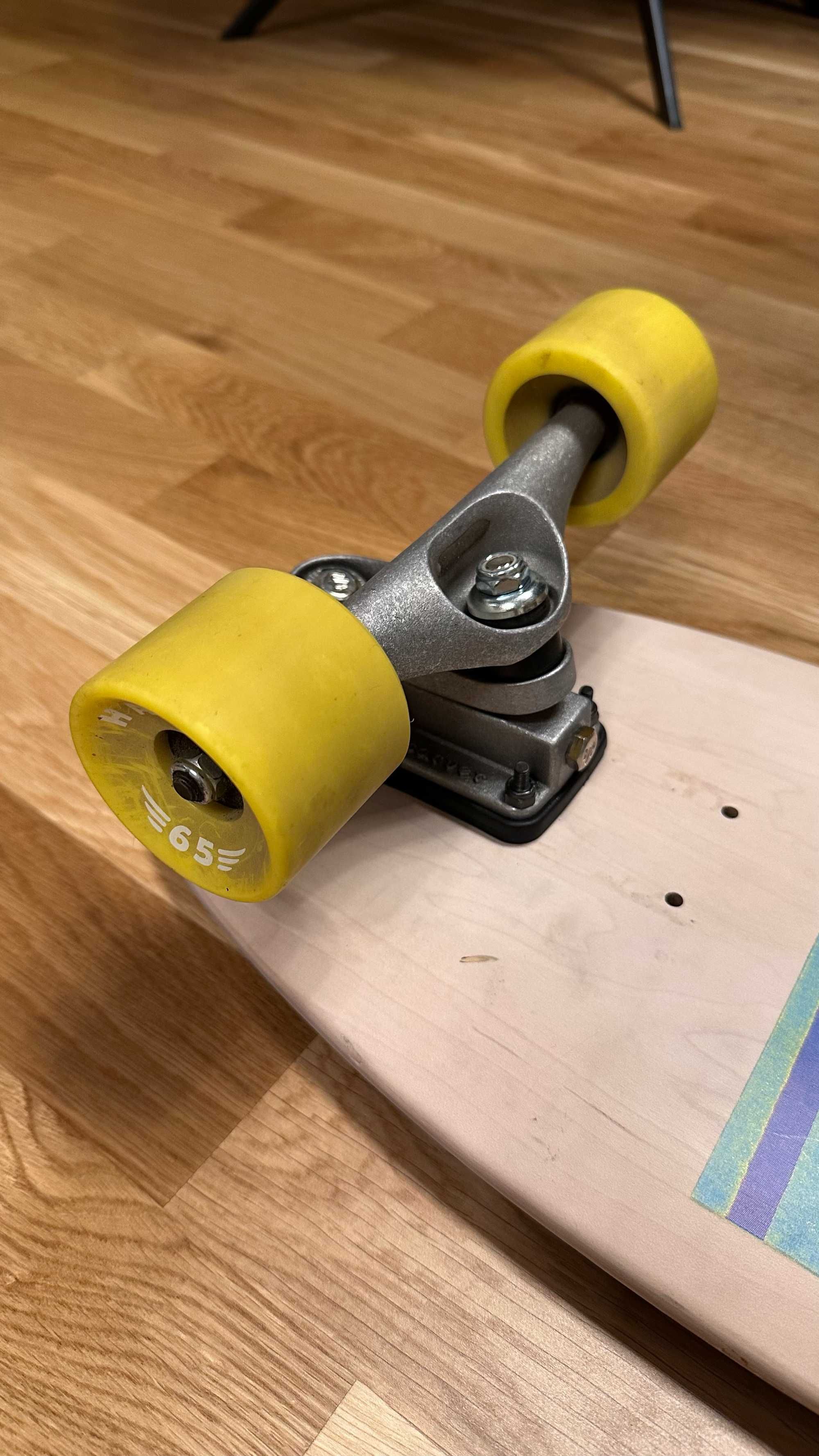 Surfskate Landyachtz 31.6" cu Axe Cruiser Carver C7 Set Raw Finish