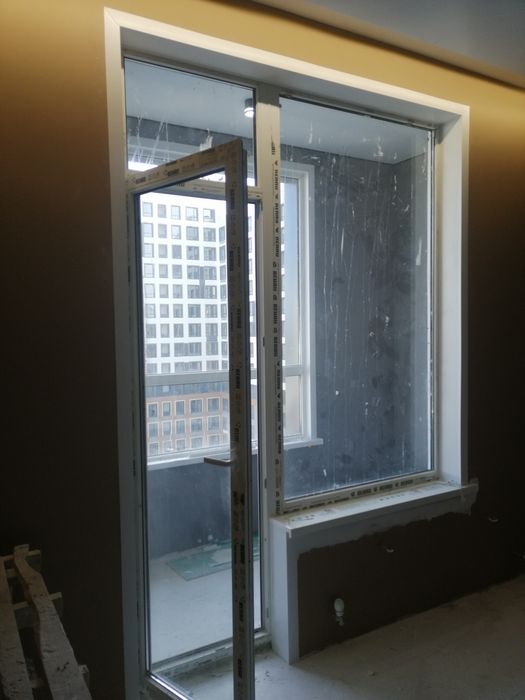 Подоконники, откосы.