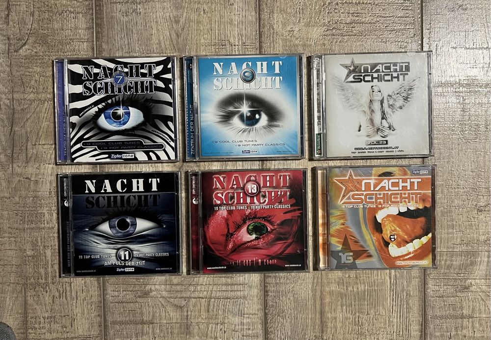 Cd-uri originale Nachtschicht (techno/house)