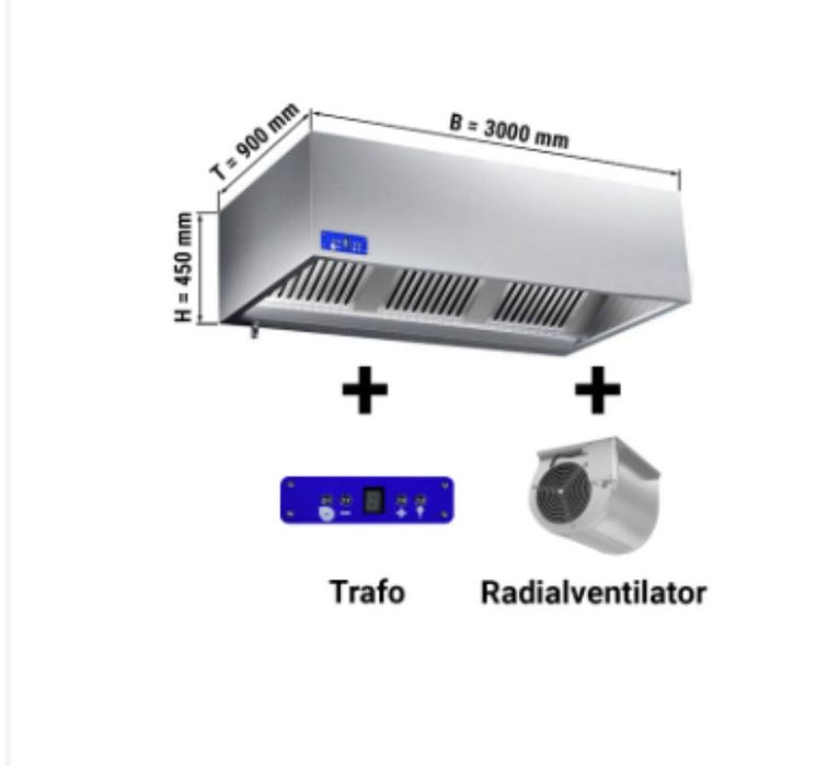 Hotă Inox Professionala pentru bucătărie restaurant sau fastfood