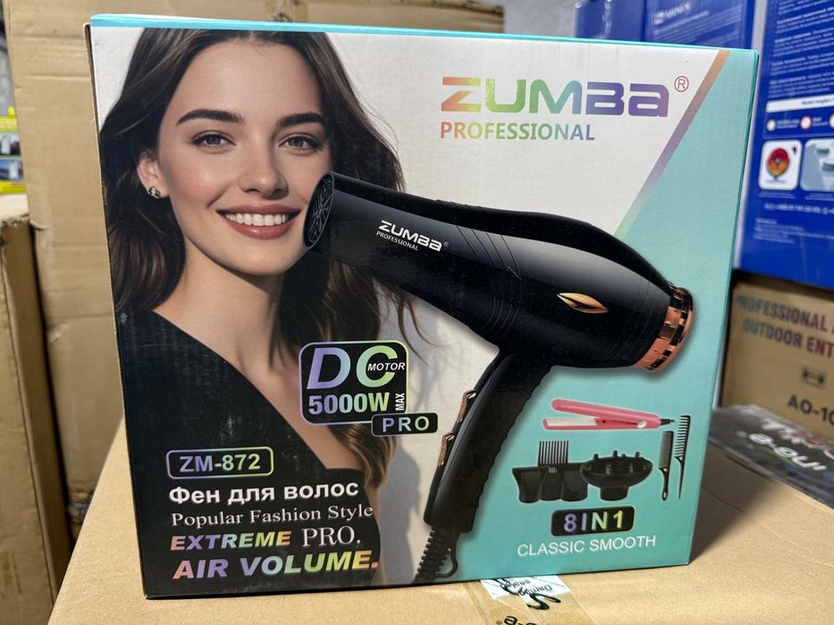 БЕПУЛ Доставка, соч учун оригинал фен Zumbaa ZM872/873 фен для волос